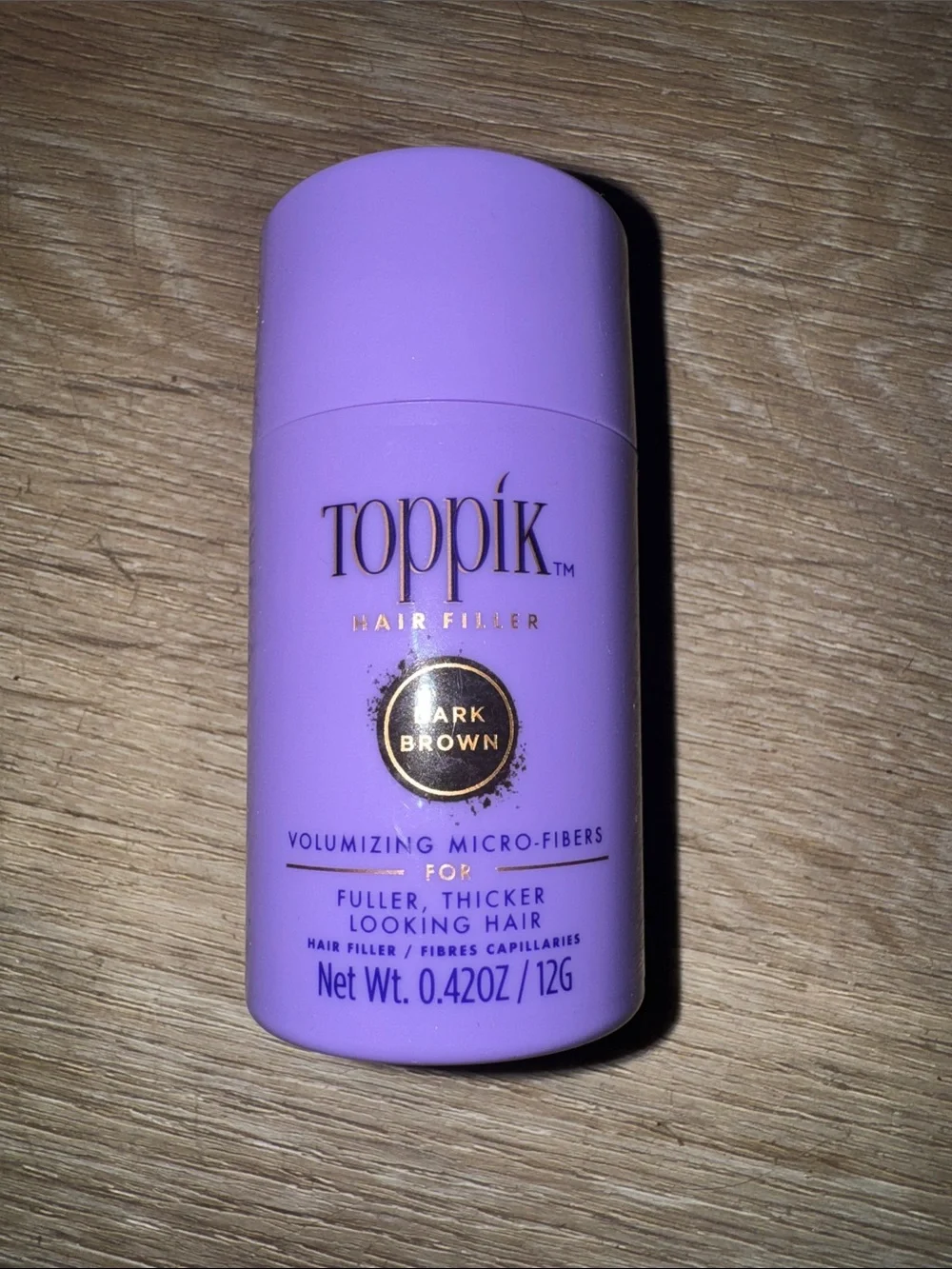 Dark Brown Volumizing Micro-Fibers - Purple Bottle